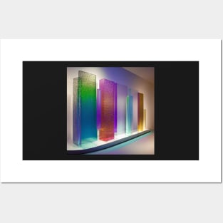 Glass Panels Display Posters and Art